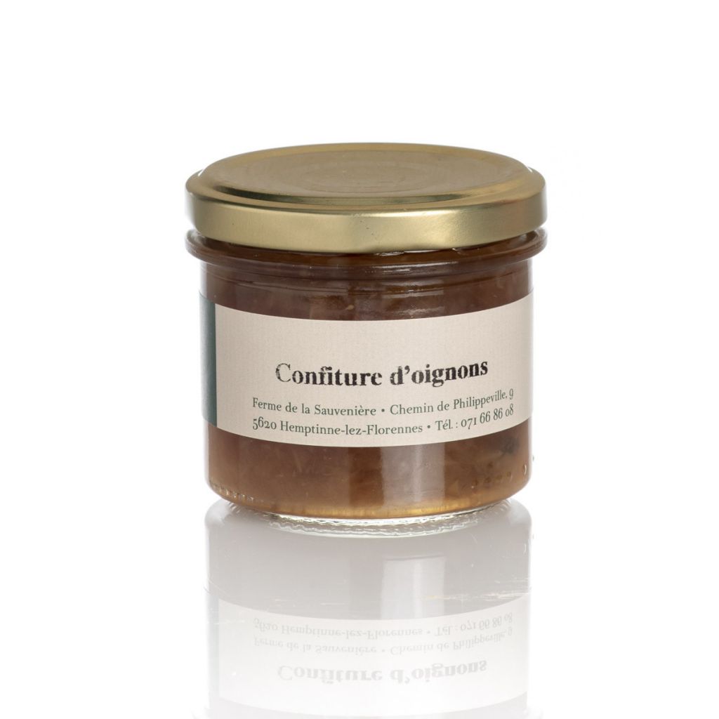 <p><span style="font-size: 14pt;">Notre confiture d'oignons artisanale est pr&eacute;par&eacute;e &agrave; la ferme avec des oignons frais.&nbsp;</span></p>