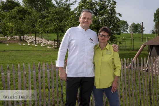 Le chef du restaurant les 4 bras